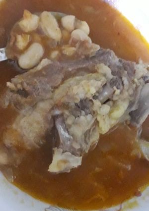 صورة لوصفة فاصوليا بيضاء باللحمة