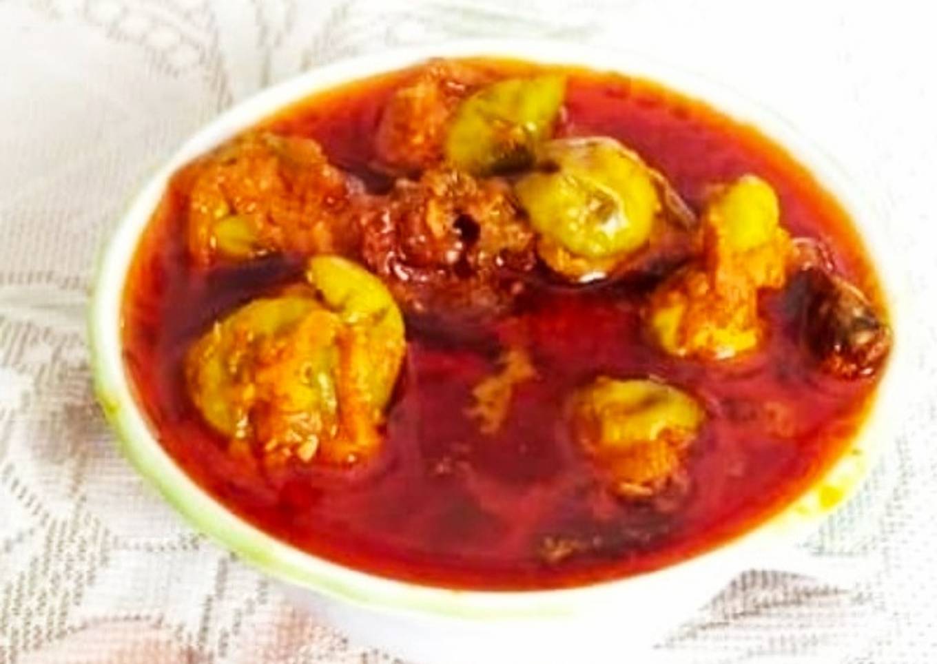 Stuff Gunda keiry (raw mango) Aachaar