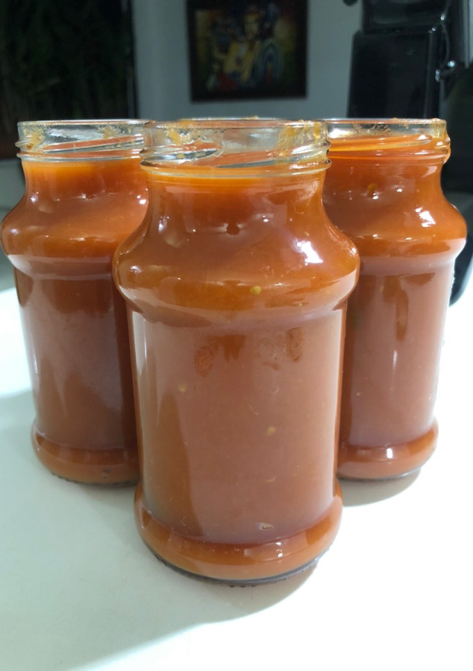 Una foto de Pasta de tomate hecha en casa