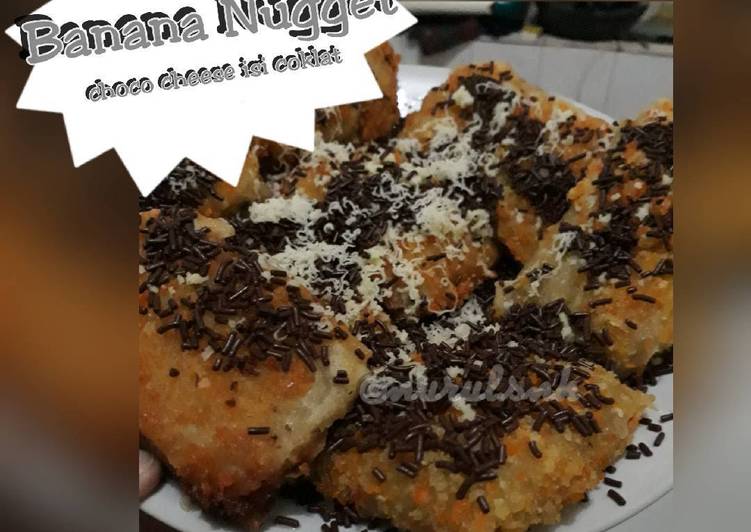 Banana Nugget choco cheese crispy isi coklat