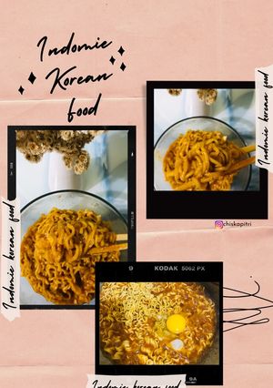 Foto resep Indomie Korean Food (kuah ala korea)