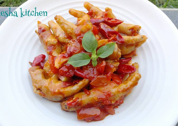 446. Ceker Tumis Pedas