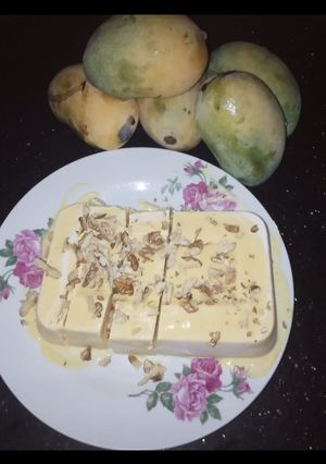 A picture of Mango Ice-cream Recipe.