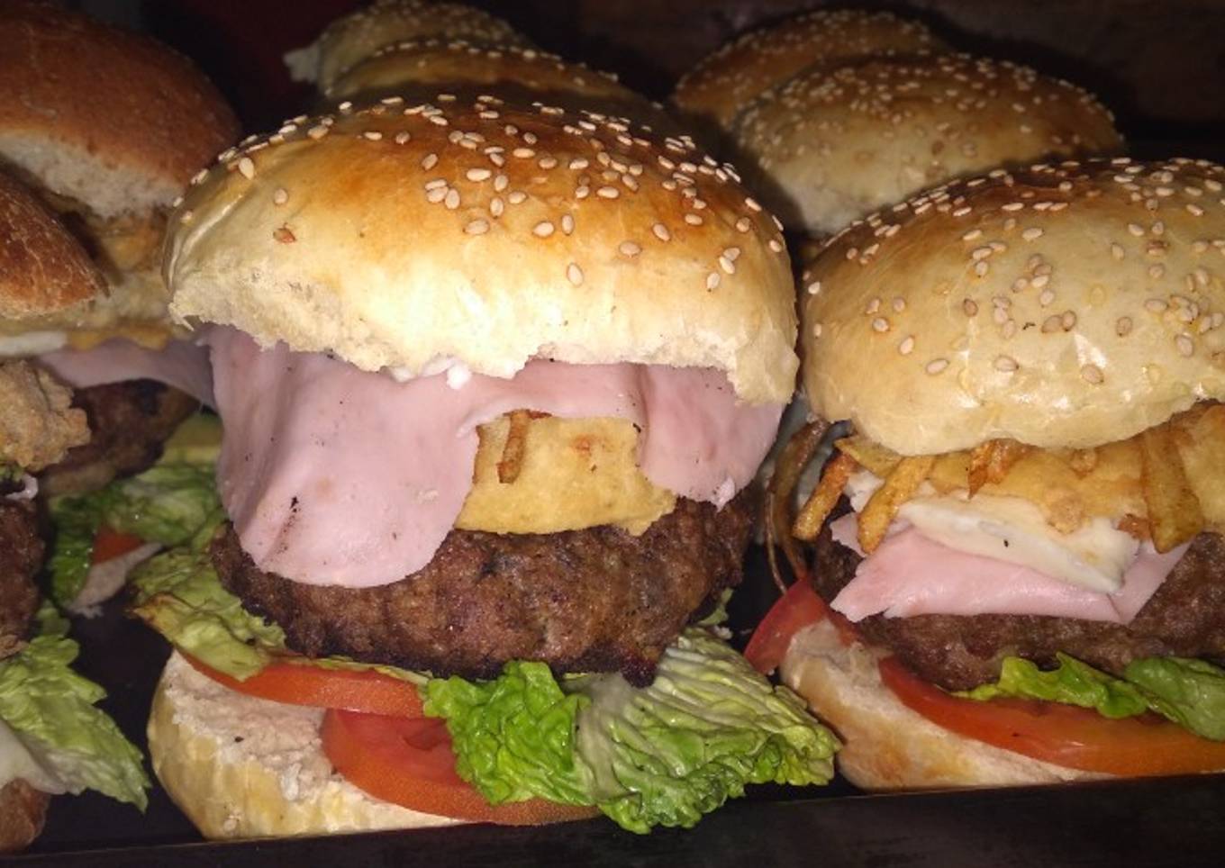 Hamburguesas!!! Riquísimas!!!💕🍔🍔🍔Caseras..