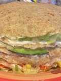 "Torta" de panqueques y verduras 👌🏻