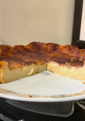 Une photo de Flan façon Cuajada au yaourt, vanille et cannelle