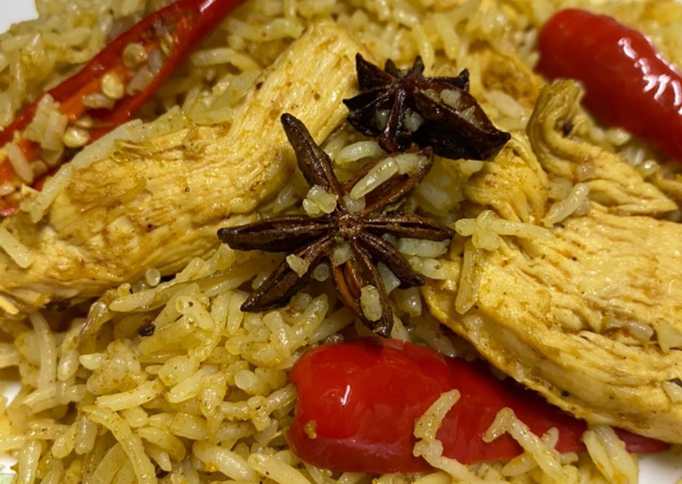 Nasi briyani ayam