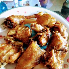 A picture of Onion Fried Chicken and Turkey.