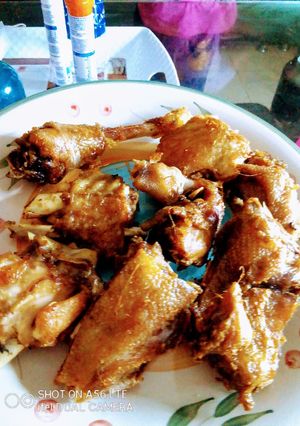 A picture of Onion Fried Chicken and Turkey.