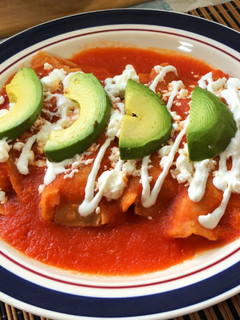 Una foto de Entomatadas de Pollo