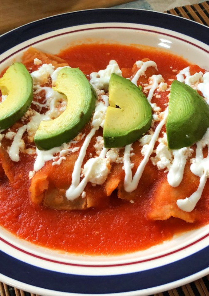 Una foto de Entomatadas de Pollo