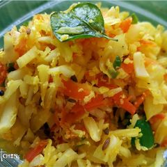 A picture of Cabbage Thoran Subzi.