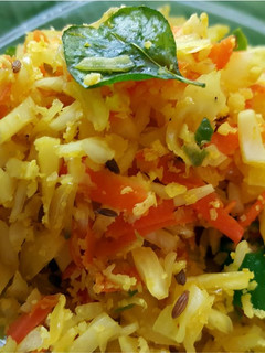 A picture of Cabbage Thoran Subzi.