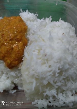 Foto resep Ketan urap sambel kacang