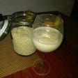 Batido de plátano, yogurt y avena