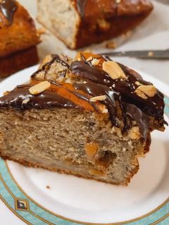 Φωτογραφία της συνταγής Snickers Banana Bread 🥁 210 kcal/high protein ✨