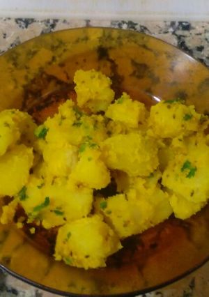 Una foto de Aloo Gobi Masala