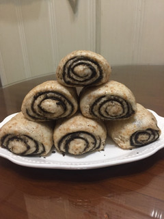 芝麻花生饅頭 的食譜成品照片