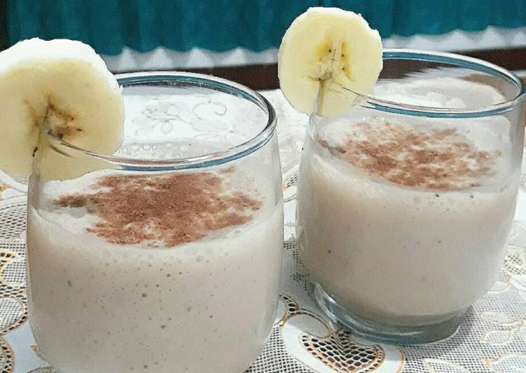 Cara menyiapkan Choco Banana Smoothie  yang Enak