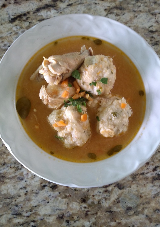 Una foto de Albóndigas de pollo con masa
