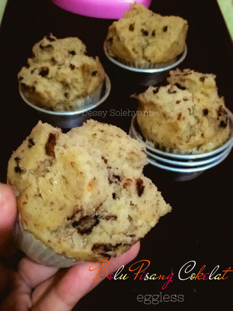 Resep Bolu Pisang Cokelat Eggless Kekinian