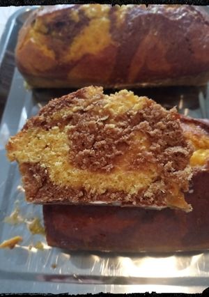 Foto de Bolo mármore de laranja e chocolate