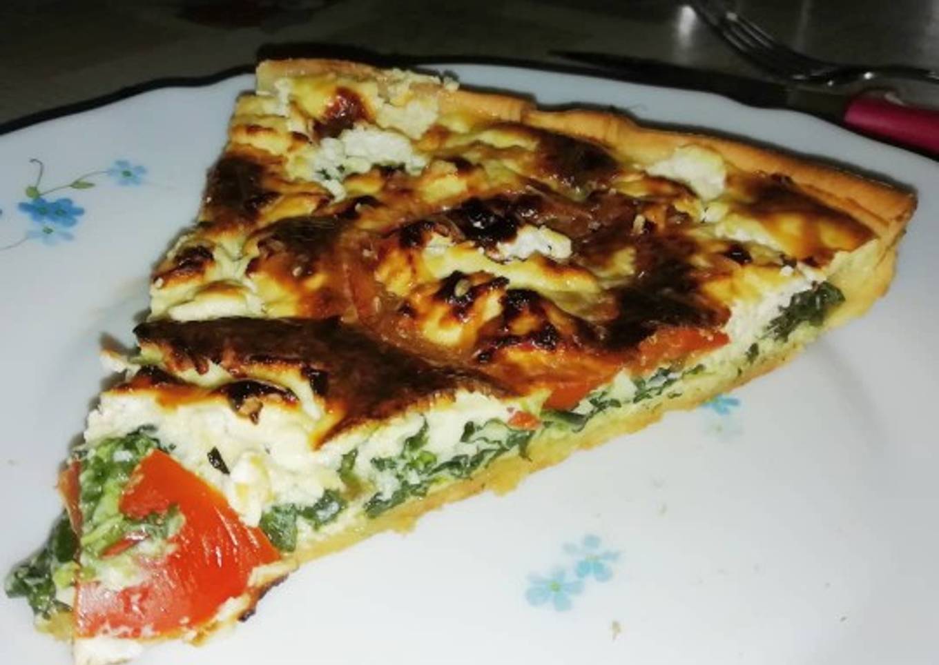 Tarte gourmande aux épinards
