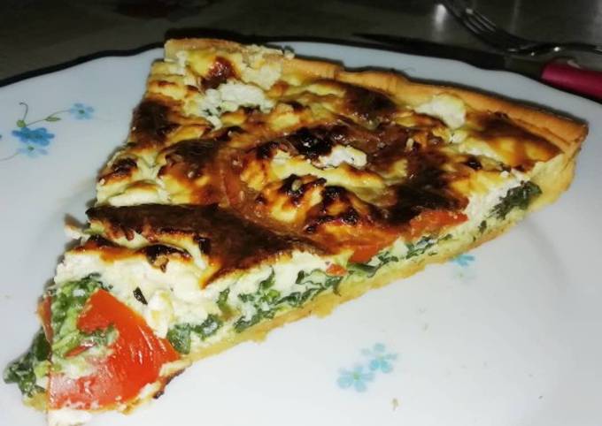 Tarte gourmande aux épinards