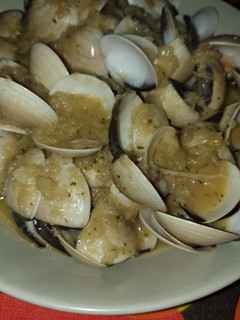 Una foto de Almejas a la marinera Thermomix