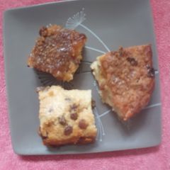 A picture of Sultana Bread Pudding.