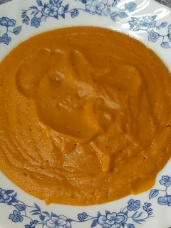 Una foto de Crema de verduras con caldo de cocido