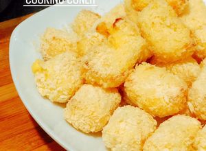 Hình của món Cách làm bánh sữa tươi chiên bằng nồi chiên không dầu.
