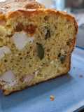 Cake ultra moelleux courgette feta poulet