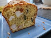 Une photo de cake courgettes