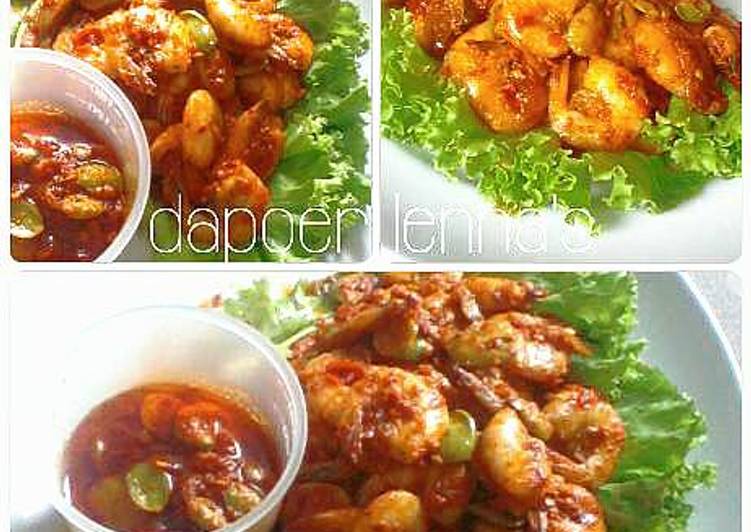 Udang balado saus padang ala dapoer lenna's