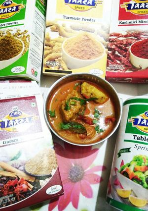 A picture of Dhokar dalna (an authentic Bengali veg. Recipe).