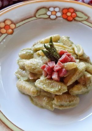 Foto di Gnocchetti sardi con Asparagi, Philadelphia e Pancetta Dolce