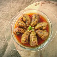 A picture of Hilsa Fish Egg Dopeazza.