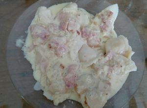 Una foto de Salsa de crema de leche