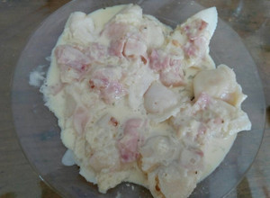 Una foto de Salsa de crema de leche