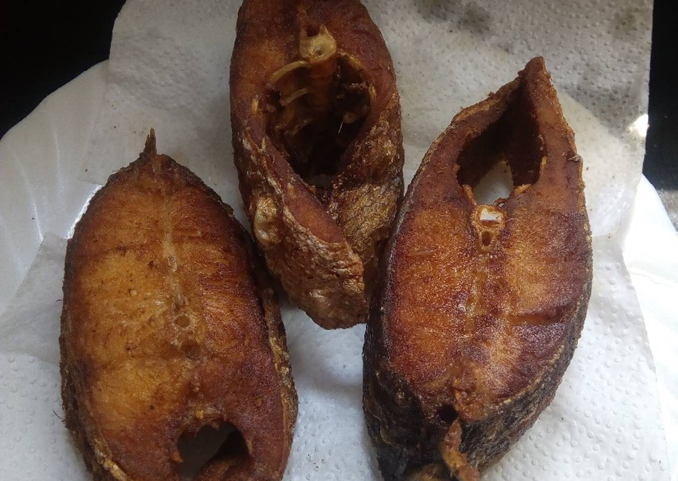 Marinated,fried fish