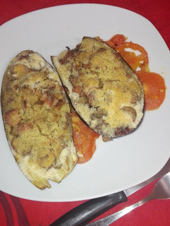Una foto de Berenjenas gratinadas