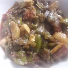 Chilli paneer A picture of Chilli paneer.
