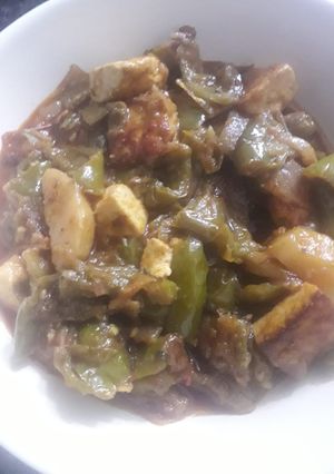 A picture of Chilli paneer.