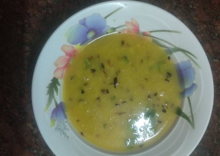 Step-by-Step Guide to Prepare Homemade Yellow Dal