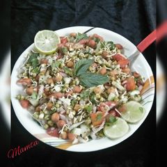 A picture of Mixed Sprouts Salad.