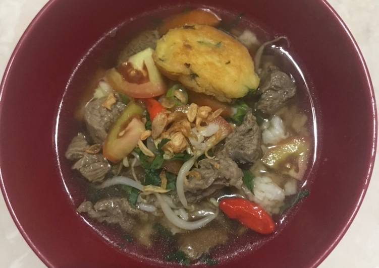 Cara Gampang Menyiapkan Soto Sapi Manis ala Yogya, Bikin Ngiler