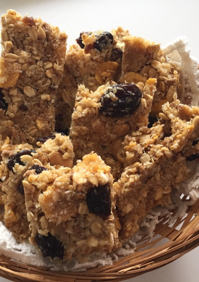 Una foto de Barritas de cereal caseras