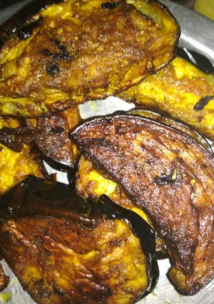 A picture of Begun bhaja.