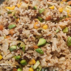 A picture of Sambal fried rice.
